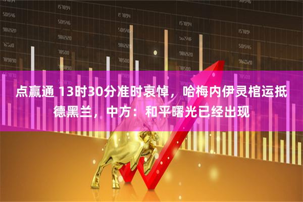 点赢通 13时30分准时哀悼，哈梅内伊灵棺运抵德黑兰，中方：和平曙光已经出现